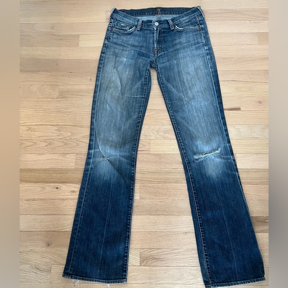 7 For All Mankind BootCut Size 29.  U075080u-080u - Picture 2 of 8
